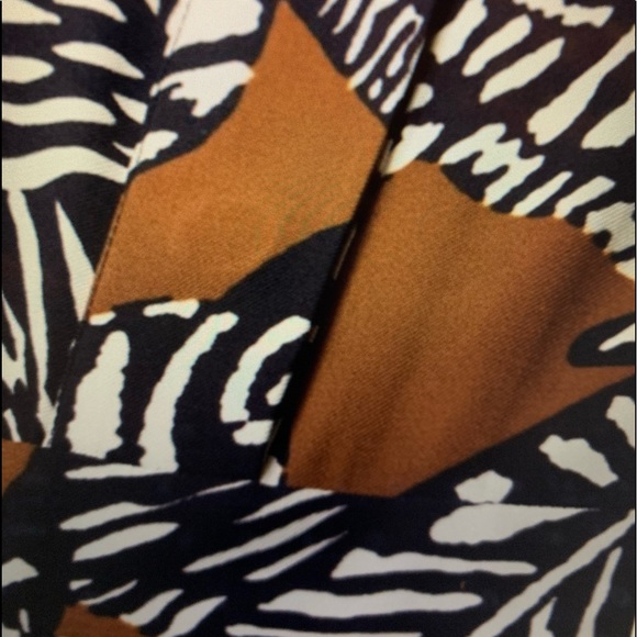 Violeta by Mango NWT Long Printed Black Copper Jumpsuit Curvy Plus Size 2X - Picture 5 of 11